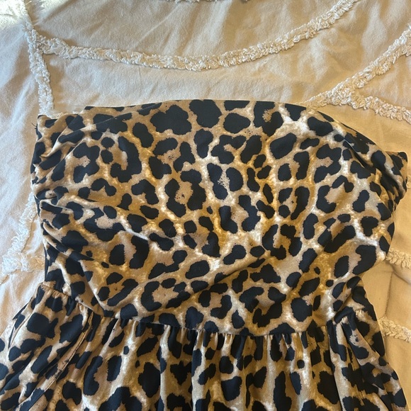 Absolutely Strapless Animal Print Dress - Picture 4 of 8
